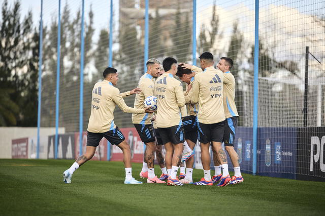  Argentina se prepara para enfrentar a Chile esta noche en Buenos Aires. Foto: selección argentina   