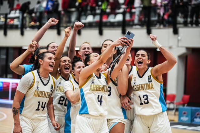 Con la victoria ante Venezuela, Argentina también selló su pase al AmeriCup Femenino. Foto: Argentina Básquet   