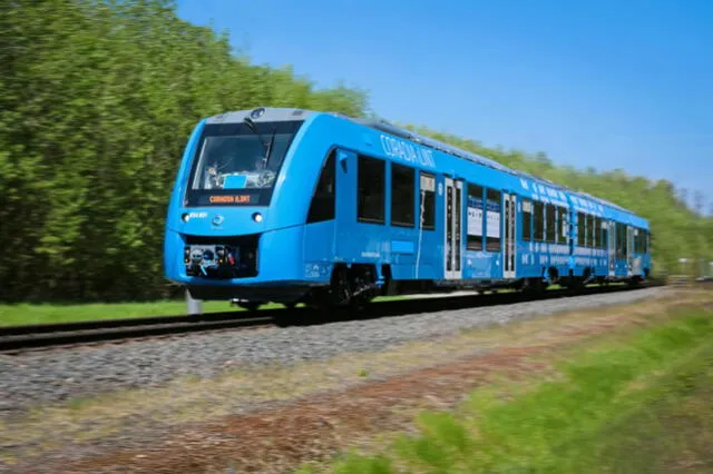 Fue uno de los primeros países en implementar trenes a hidrógeno. Foto: Alstom.   