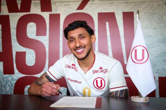  Cristofer Gonzales llegó como flamante estrella al equipo 'crema'. Foto: Universitario de Deportes   