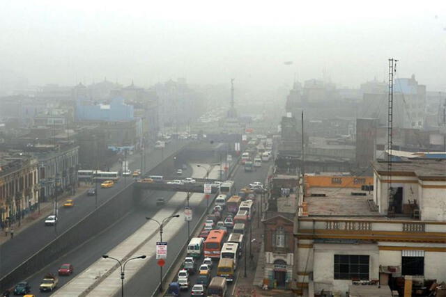  Cielo nublado en Lima. Foto: Andina    