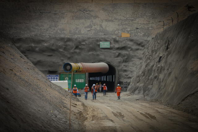  Construcción de túnel de trasvase de San Idelfonso y San Carlos. Foto: difusión.   