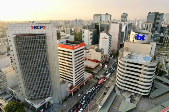  Centro financiero de Lima. Foto: Andina   