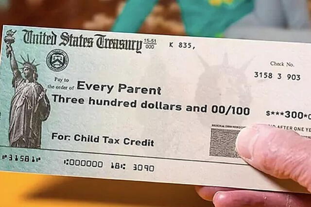  Cheque de estímulo en Estados Unidos. Foto: difusión   