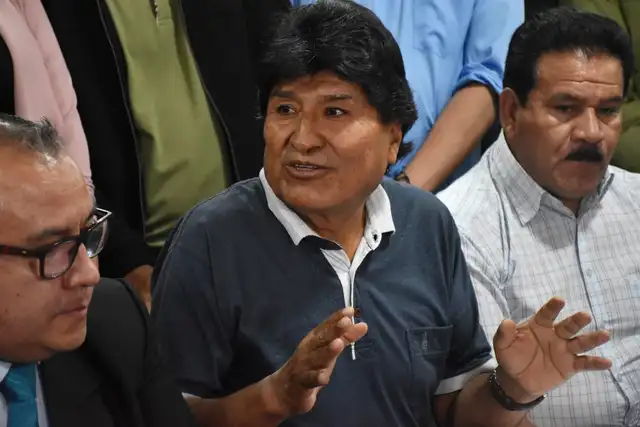 A pesar de estar citado para declarar en Tarija, Morales no asistió, alegando que una sentencia constitucional. Foto: AFP.   