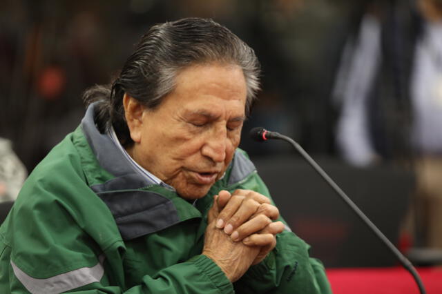 Alejandro Toledo en audiencia por caso Interoceánica Sur. Foto: Poder Judicial   