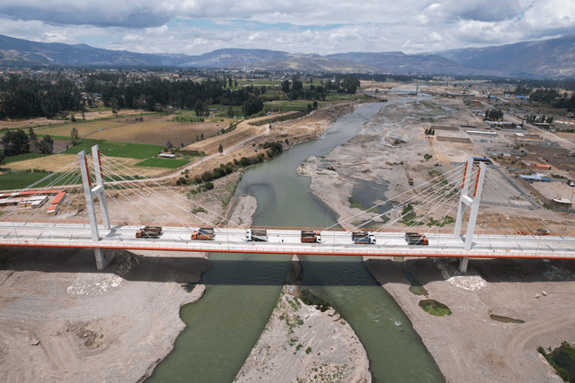 El Puente Comuneros II estaría listo para finales del 2024. Foto: Andina   