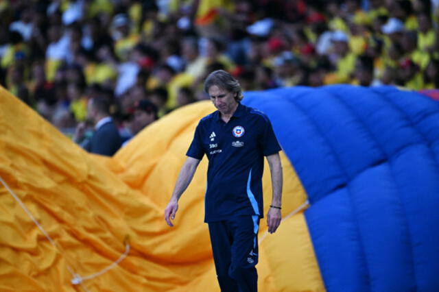 Ricardo Gareca ha dirigido 10 partidos en la selección chilena. Foto: AFP   