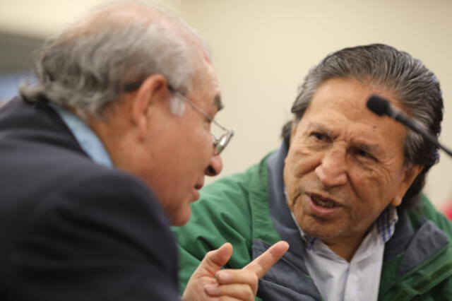  Alejandro Toledo interrumpió la intervención de José Domingo Pérez durante la penúltima audiencia en su contra. | Foto: Poder Judicial.   