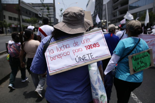 Las protestas se generaron a raíz del incremento de la delincuencia en diferentes zonas del país. Foto: John Reyes - La República    