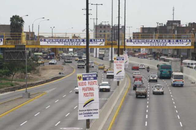 Las obras serán para mejorar el puente peatonal Villa del Norte. Foto: Andina   