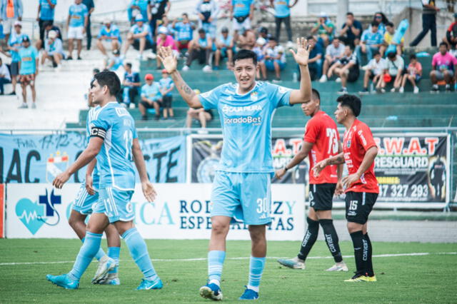  Jostin Alarcón metió el gol 12 de Sporting Cristal en la histórica goleada. Foto: Sporting Cristal/X   