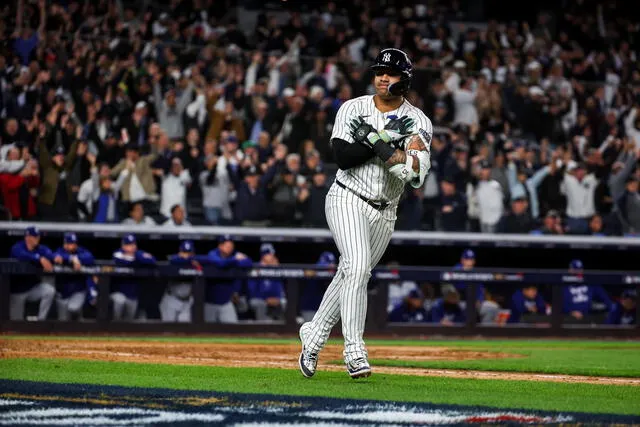 Gleyber Torres se hizo presente en el juego 4 con un jonrón. Foto: Yankees   