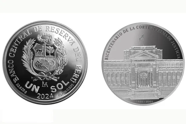  Conoce la nueva moneda de plata por bicentenario. Foto: Andina   