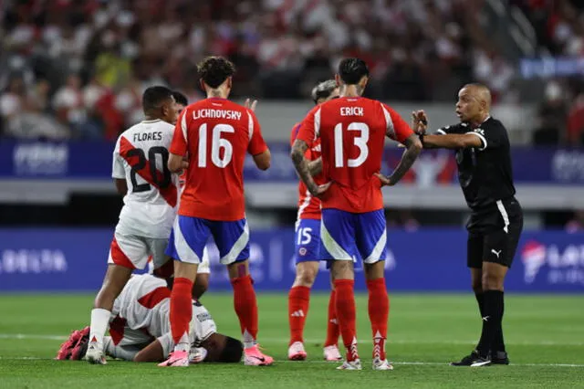 Wilton Sampaio dirigió el 0-0 entre Perú y Chile por la Copa América 2024. Foto: AF   