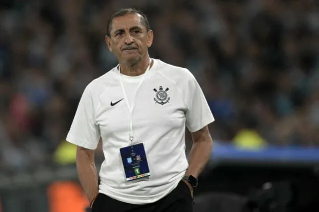 Ramón Díaz llegó a Corinthians a mediados del 2024. Foto: AFP   