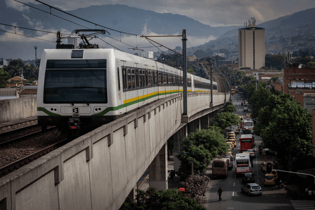 El Metro de Medellín en todo su esplendor. Foto: Metro de Medellín    