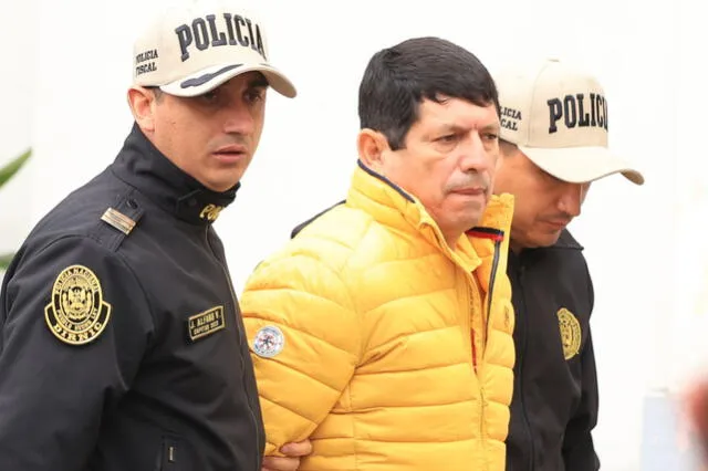  Agustín Lozano fue detenido de manera preliminar por 15 días. Foto: Andina   