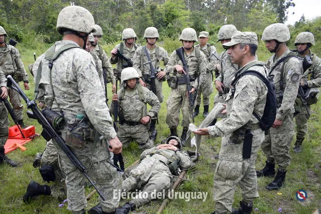 A pesar de su ubicación estratégica en el Atlántico Sur, Uruguay ha priorizado la seguridad interna y el fortalecimiento de las fuerzas terrestres en lugar de desarrollar una potente flota naval. Foto: Ejército de Uruguay   