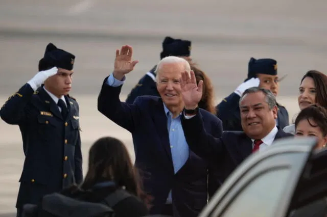 El presidente de los Estados Unidos, Joe Biden, llegó a Lima el último jueves 14 de noviembre. Foto: John Reyes   