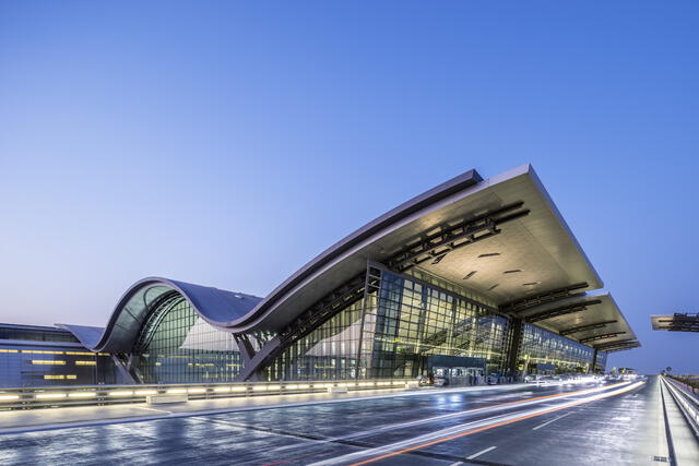  El aeropuerto de Qatar es uno de los más bonitos del mundo. Foto: difusión 