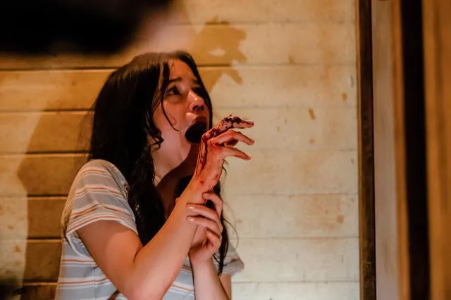  Jenna Ortega como Lorraine en 'X'. Foto: A24   