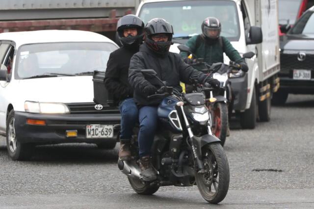 Motociclistas realizaron jornada de protesta en Lima. Foto: Andina   