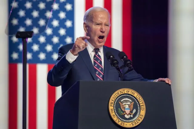 El presidente Joe Biden asegura que priorizará la paz hasta que finalice su gobierno. Foto: AFP   