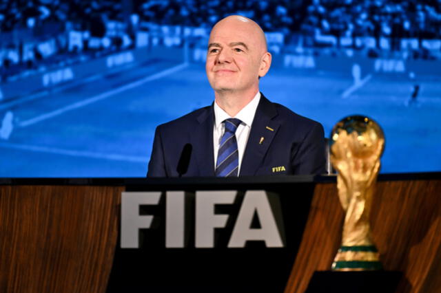  Gianni Infantino lideró el Congreso Extraordinario para definir las localidades de los Mundiales 2030 y 2034. Foto: FIFA 