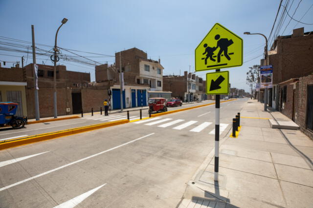 Nueva avenida en San Martín de Porres ayudará a reducir el tiempo de traslado de un lugar a otro.