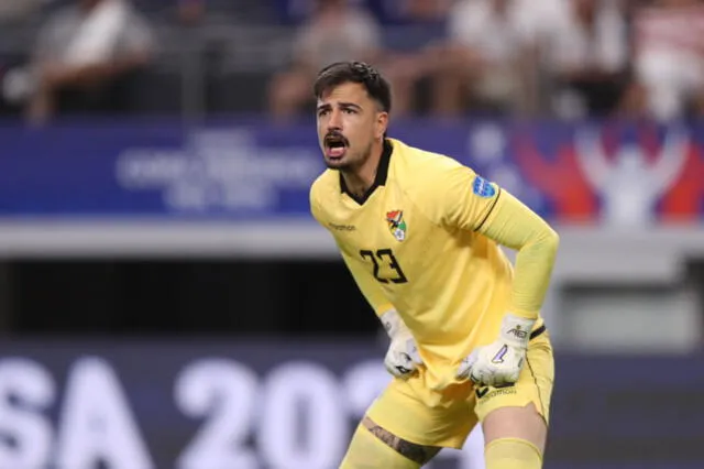 Guillermo Viscarra es el arquero titular de la selección boliviana. Foto: AFP   