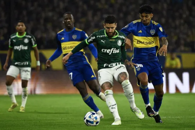  Cristian Medina fue uno de los mejores jugadores de Boca Juniors en el 2024. Foto: AFP   