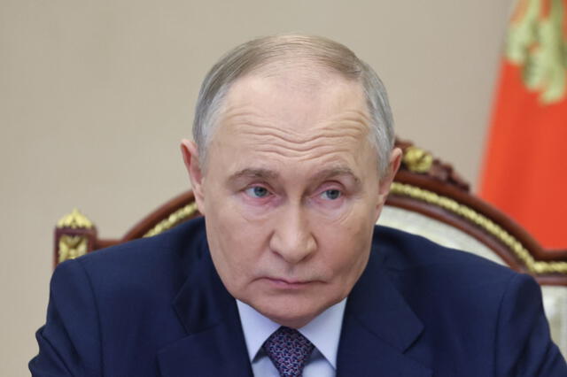 El 15 de marzo del 2004, Putin fue reelegido presidente de Rusia con el 71% de los votos. Foto: AFP   