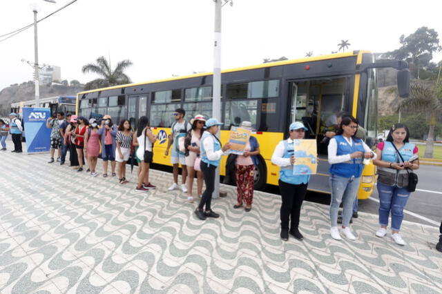 Servicio playero del Metropolitano busca conectarse directamente con la playa Agua Dulce. Foto: ATU   