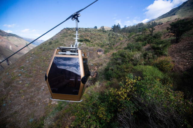  Teleférico Choquequirao unirá dos regiones del sur de Perú. Foto: Andina   