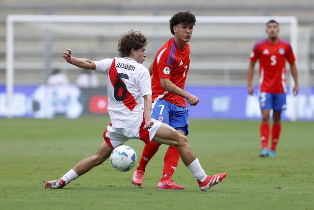  Perú cayó 3-2 ante Chile por la tercera jornada del Sudamericano Sub-20. Foto: @LaRoja/X   