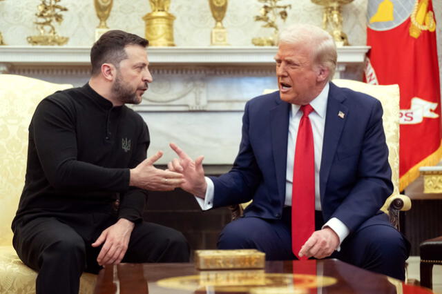 Volodimir Zelensky y Donald Trump protagonizaron un tenso altercado en la Casa Blanca. Foto: AFP Volodimir Zelensky y Donald Trump protagonizaron un tenso altercado en la Casa Blanca. Foto: AFP