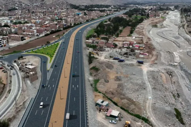 Así luciría nueva vía. Foto: Andina Así luciría nueva vía. Foto: Andina