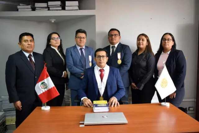  Equipo de fiscales que consiguió la sentencia. Foto: Ministerio Público - Distrito Fiscal de Lima Norte.   