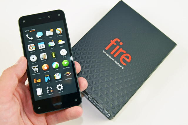  En 2015, Amazon anunció que dejaría de vender el Fire Phone. Foto: internet 