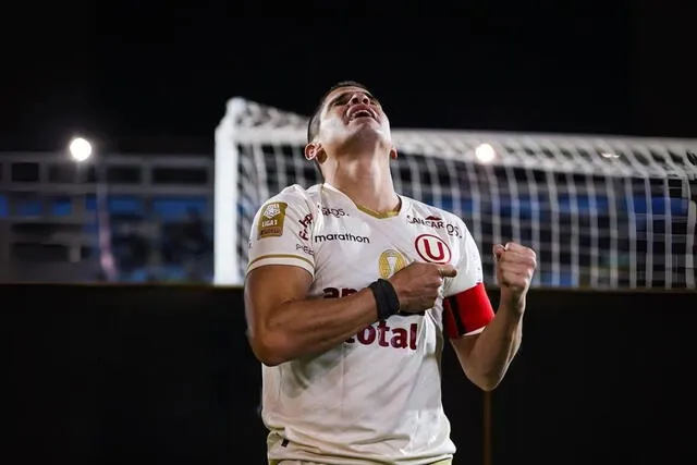 Aldo Corzo marcó el gol que consolidó la victoria de Universitario y mantiene vivo el sueño del campeonato. Foto: Universitario1924 Aldo Corzo marcó el gol que consolidó la victoria de Universitario y mantiene vivo el sueño del campeonato. Foto: Universitario1924