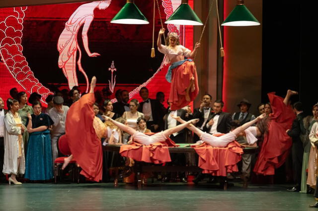 "La Traviata". Imagen: Difusión. "La Traviata". Imagen: Difusión.