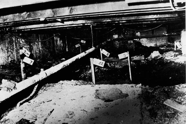  Los cadáveres encontrados en la residencia de John Wayne Gacy. Foto: Archivo.   