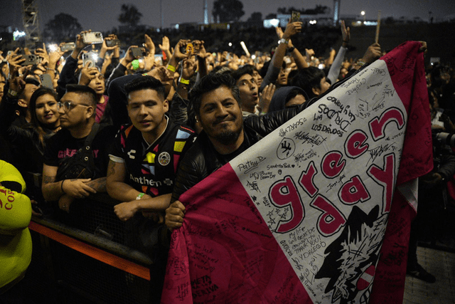  Green Day se presentó en el Estadio de San Marcos en Lima el 27 de agosto de 2025. Foto: John Reyes / URPI - LR  