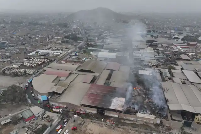 Incendio de gran magnitud confinado. Foto: Andina   