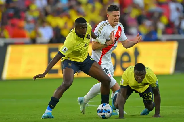  Santiago Ormeño no registra goles con la selección peruana. Foto: AFP   