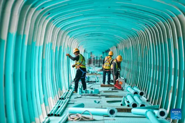 El Gran Cañón es el puente más alto de China y del mundo. Foto: Xinhua