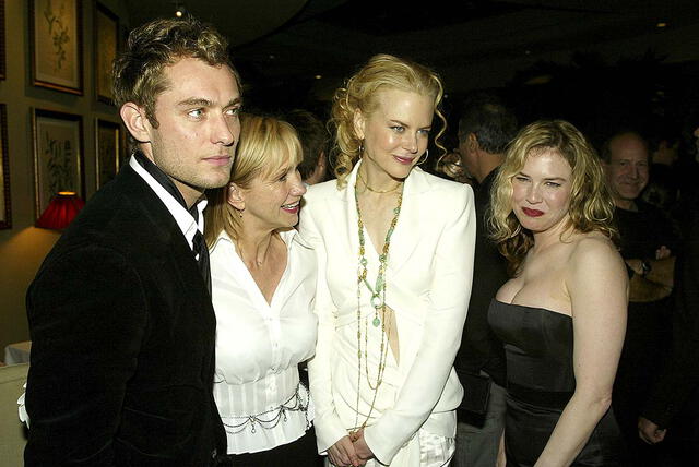 Renée Zellweger con Nicole Kidman y Jude Law