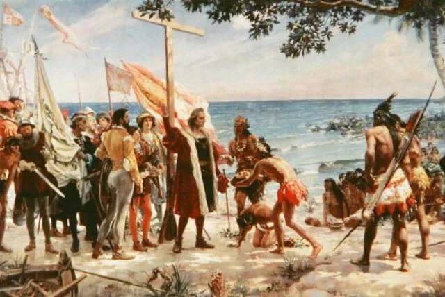 El 17 de agosto de 1502, Cristóbal Colón tomó posesión de Honduras en nombre de los reyes Fernando e Isabel. Foto: AFP