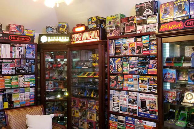 La colección de juegos de Linda Guillory. Foto: Guinness World Records
